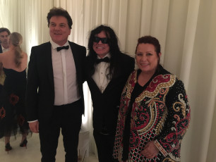 Christoph Ulrich Mayer (l) Tommy Wiseau (m) Astrid Arens (r)